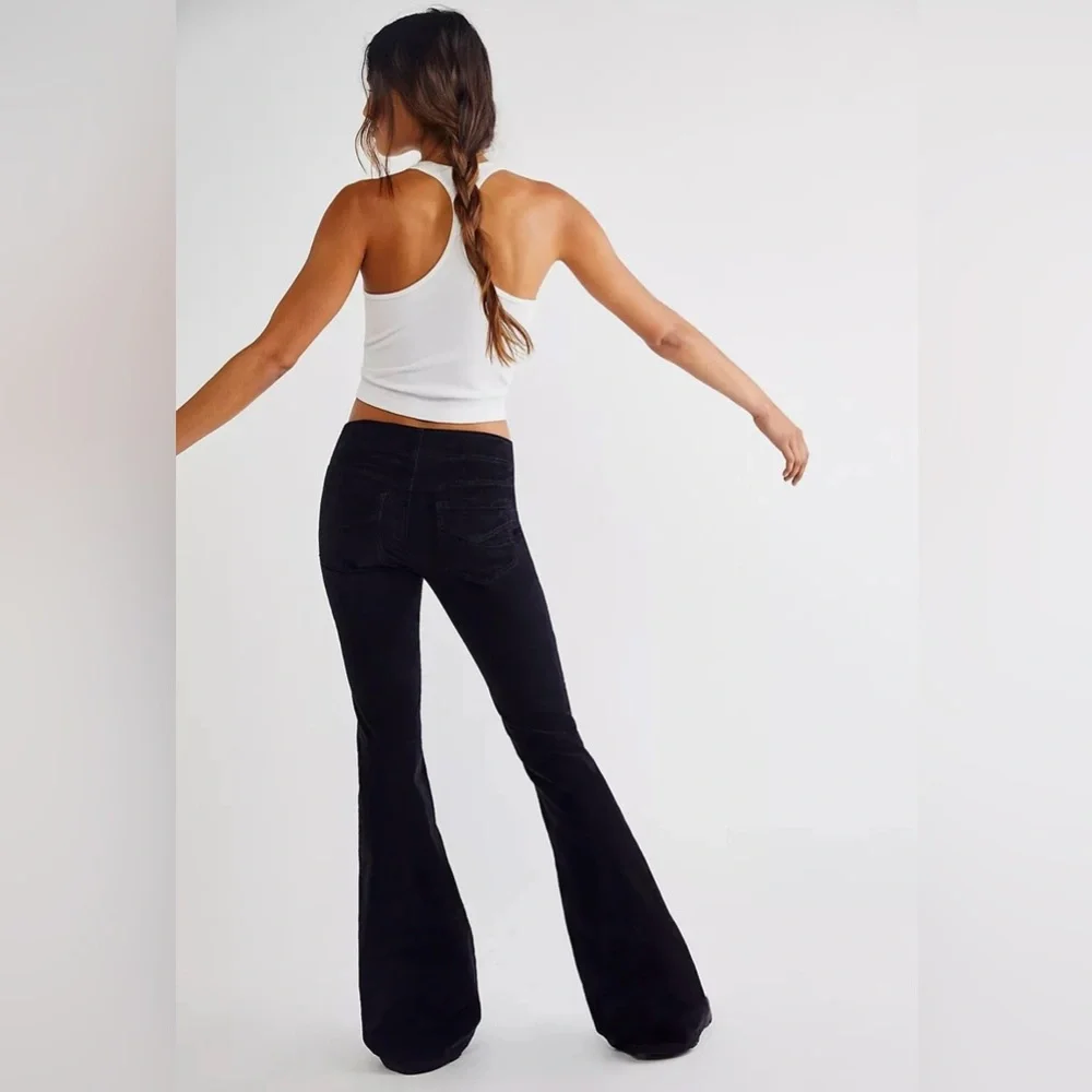 NWT Free People Penny Pull On Cord Flares